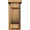 Ekena Millwork Alpine Rough Sawn Corbel w/Backplate, Western Red Cedar, 6"W x 10"D x 14"H COR06X10X14ALP01RWR - alternate 3